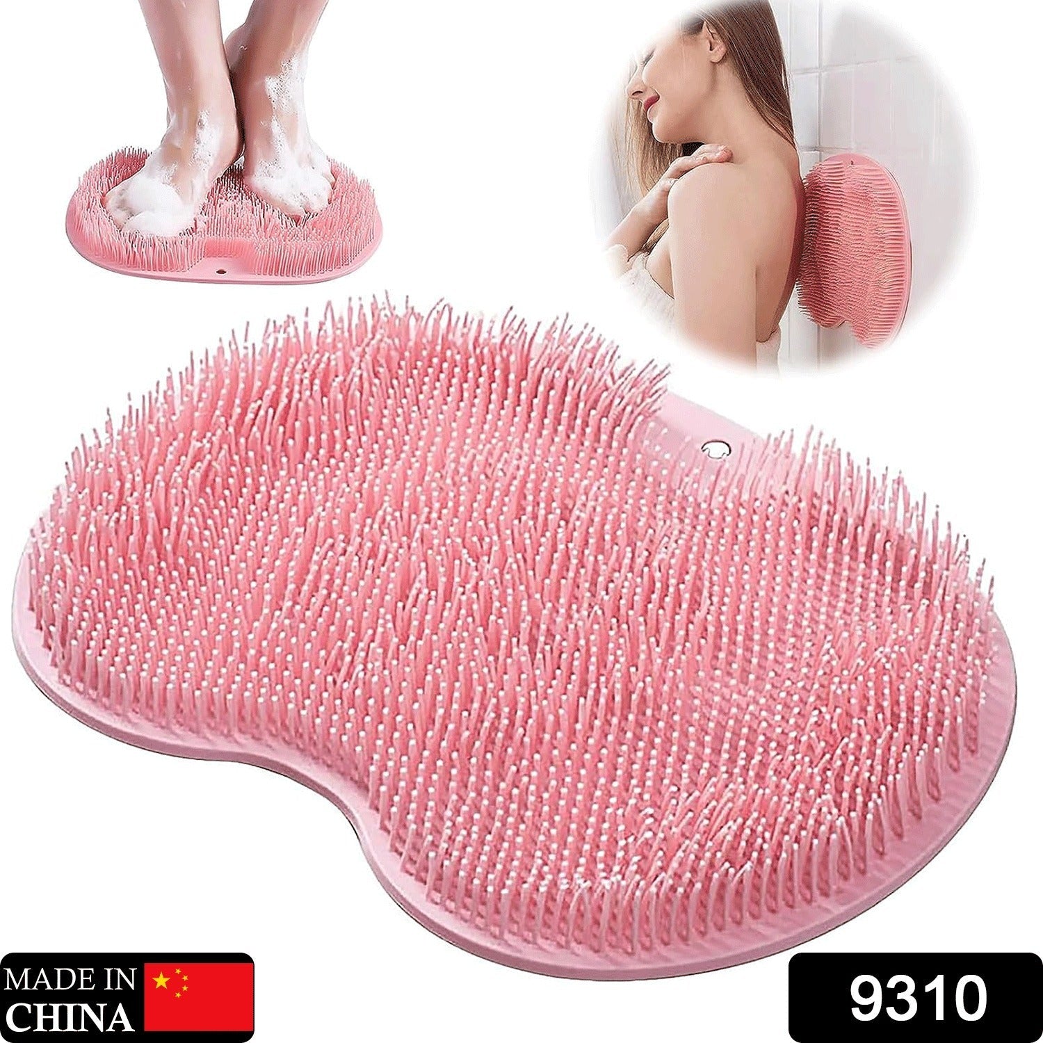 9310 Silicone Bath Massage Cushion with Suction Cup, Shower Foot Scubber Brush Foot Bath Mat Scrubber, Anti-Slip Exfoliating Dead Skin Massage Pad Lazy Wash Feet Bathroom Mat 9310 Silicone Bath Massage Cushion with Suction Cup, Shower Foot Scubber Brush Foot Bath Mat Scrubber, Anti-Slip Exfoliating Dead Skin Massage Pad Lazy Wash Feet Bathroom Mat